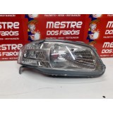 Farol Gol G4 Cromado Carcaça Cinza Ld